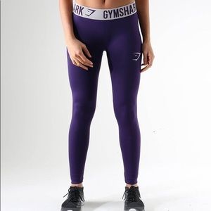 Gymshark BlackBerry/Light Grey Fit Legging